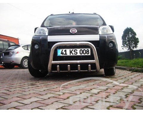 Передняя защита (кенгурятник) для Fiat Fiorino.